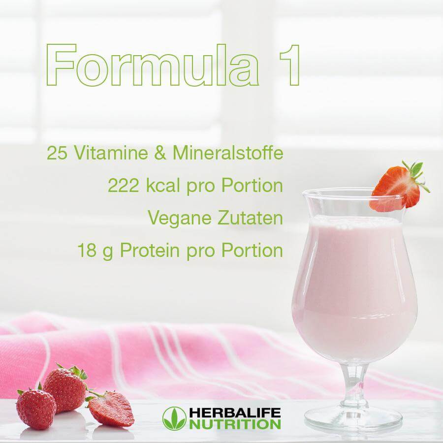 Formula 1 Gesunde Mahlzeit
